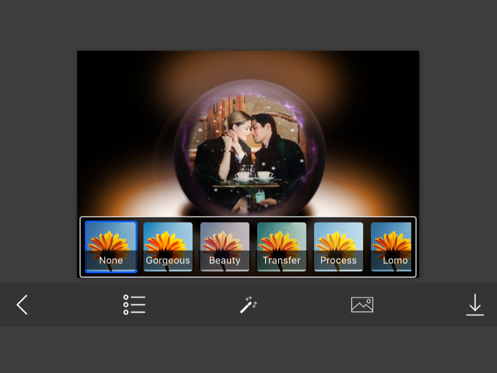 Crystal Ball Photo Frames - Make awesome photo using beautiful photo frames