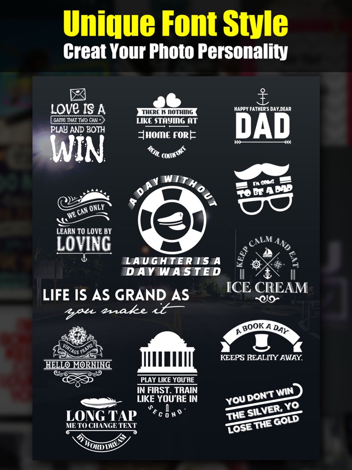 Word Dream Pro - Cool Fonts  Typography Generator