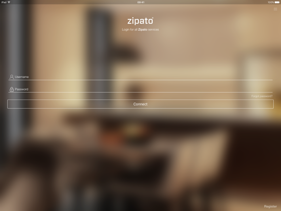 My Zipato iPad screenshot