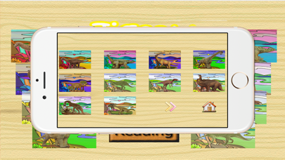 Screenshot #1 pour dinosaures puzzles pour les enfants d'âge préscolaire