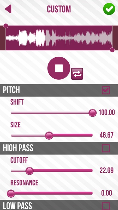 Voice Changer Ringtone Maker – Best Funny Sound.s Modifier with Special Effects iPhone screenshot 3 - Entertainment app