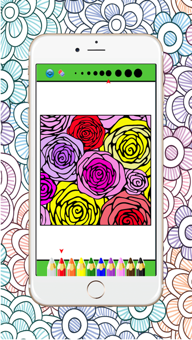 Mandala Coloring Page : Best Colors Therapy Stress Relieving Book For Adult Free iPhone screenshot