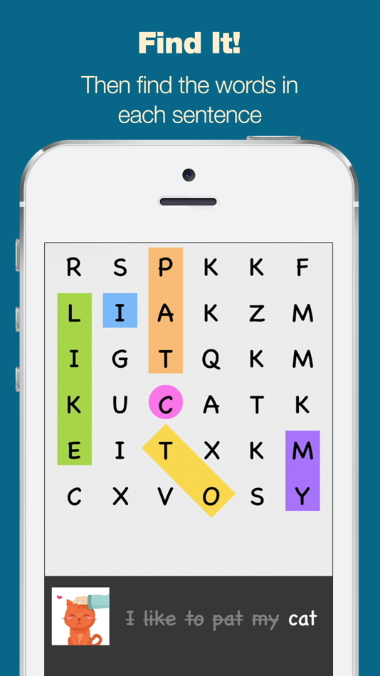 #3. Simple Sentence Maker - Read and Build Your First Sentences (iOS) By: Innovative Mobile Apps