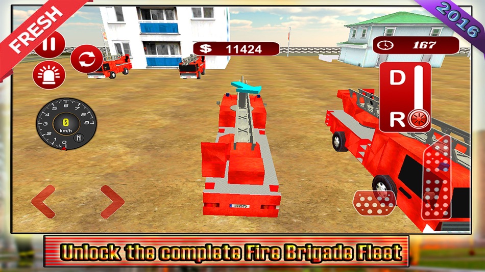 Fire Truck Driving 2016 Adventure – Real Firefighter Simulator with Emergency Parking and Fire Brigade Sirens - 1.0 - (iOS)