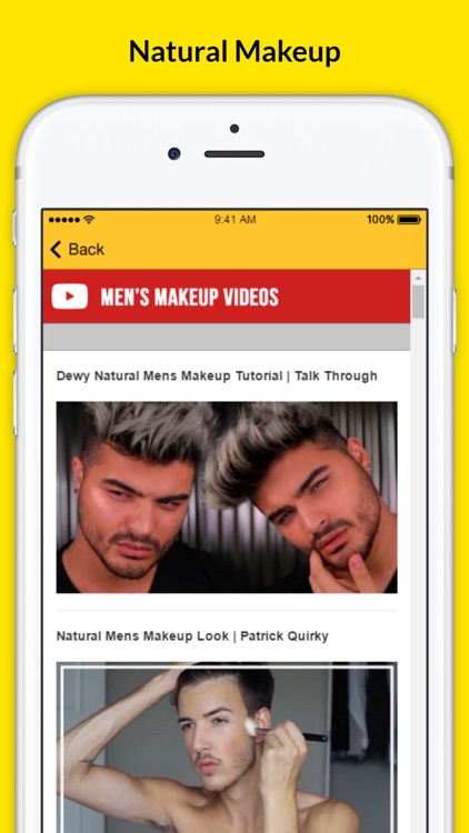 Men's Makeup - Natural Makeup screenshot-3