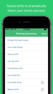 baseball pitching drills & mechanics iphone screenshot 4