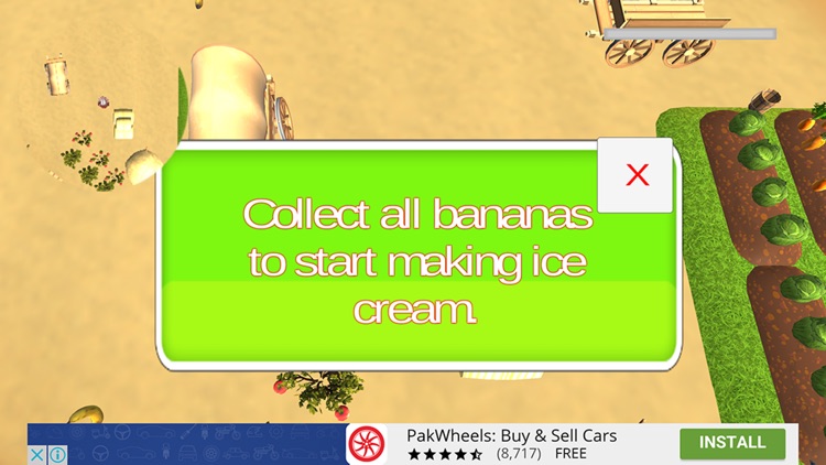 Ice Cream Maker Granny cook - Make waffles & frozen banana icy cone in this cooking kitchen game