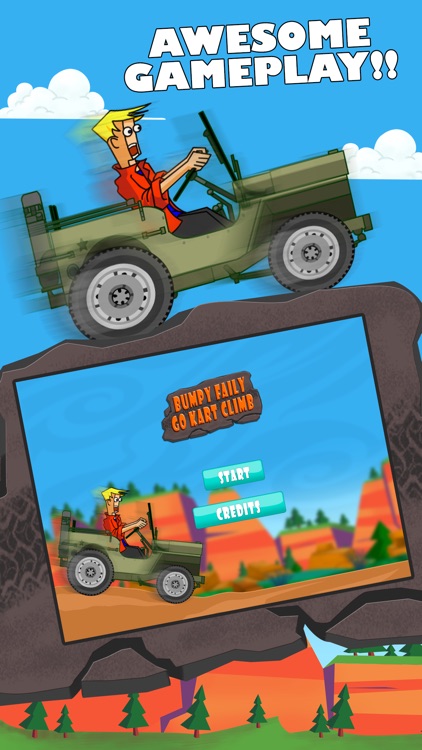 Bumpy Faily Go Kart Climb Racing Pro