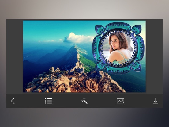 Scenery Photo Frames - Creative Frames for your photo iPad screenshot 4 - Photo & Video app