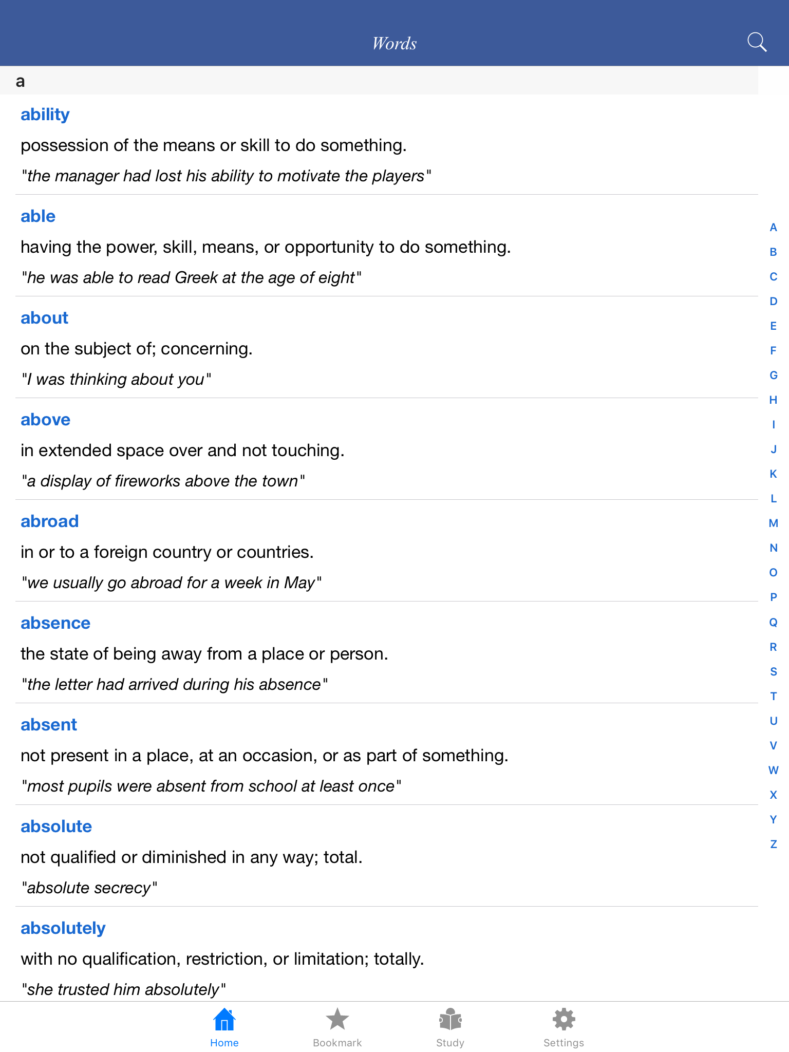 Mastering Oxford 3000 word list - quiz, flashcard and match game screenshot 6