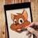 Learn To Draw Cat Face app icon - Entertainment app for iPhone