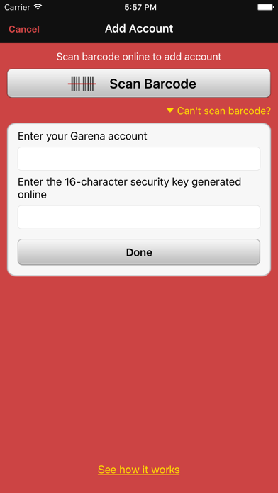 Screenshot #2 pour Garena Authenticator