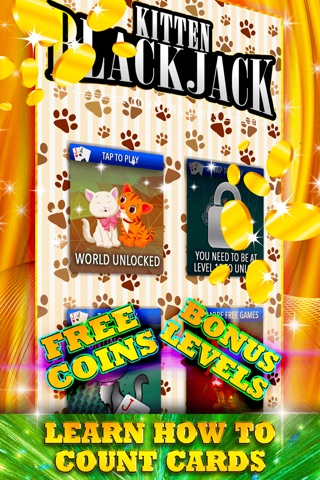 Kitten Blackjack: Be the Hi-Lo count champion and win lots of cat goodies screenshot 2