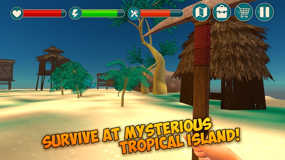 Pixel Tropical Island Survival 3D - 1.0 - (iOS)