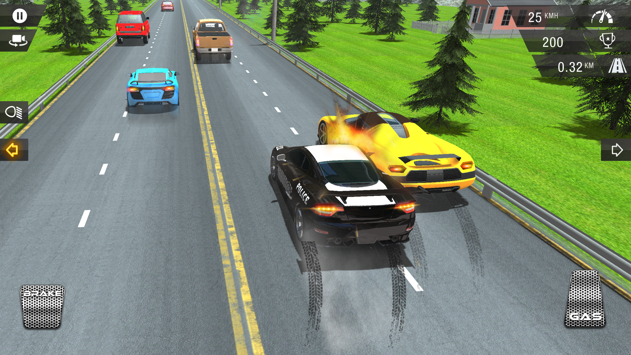 Racing In Police Car screenshot 3