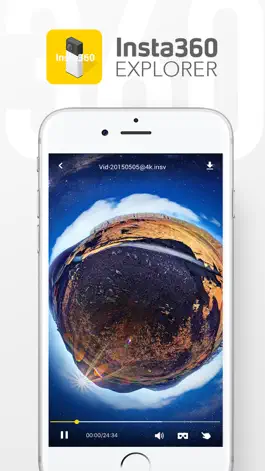 Game screenshot Insta360 Explorer - Controlling App Specialized for Insta360 4K Beta Supports for Spherical Camera, Panoramic Live Streaming, Shooting Panoramic photo and video hack