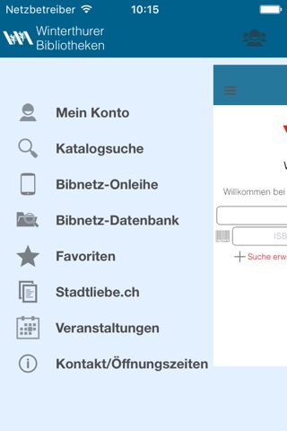 Winterthurer Bibliotheken screenshot 4