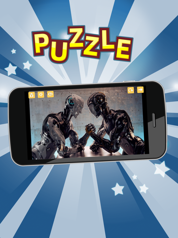 Robots New Jigsaw Puzzles 2017 iPad screenshot