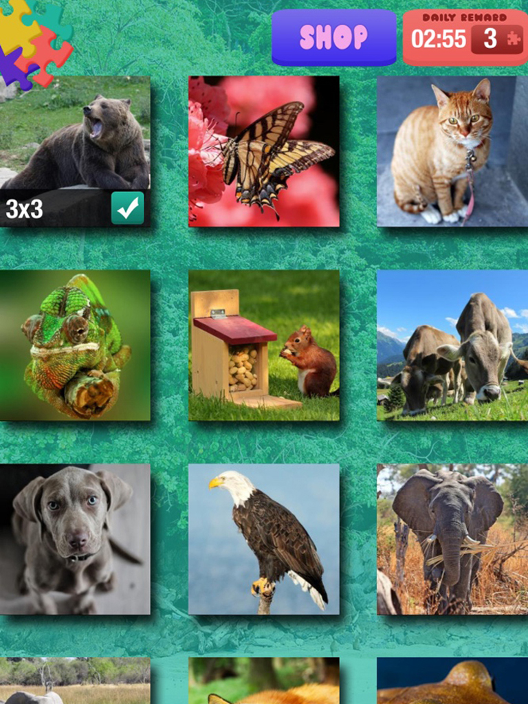 Animal Jigsaw Puzzle – Free Memory, Brain Exercise Game For Kids and Adult.s screenshot 8