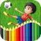 Football Coloring Book for Kids