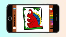 Game screenshot Dinosaur Coloring Book Game for Kids Free mod apk