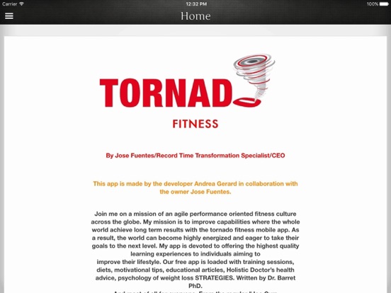 Screenshot #4 pour Tornado Fitness