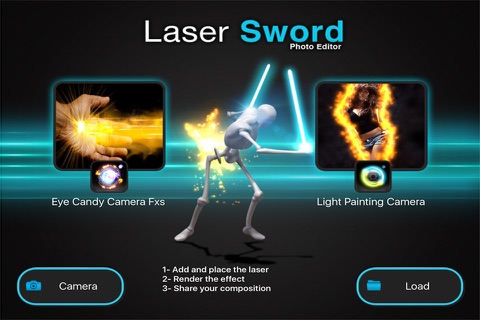 LASER SWORD PHOTO EDITOR FX + Light Glow and Laser Saber screenshot 2