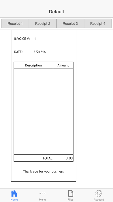 Screenshot #2 pour Cash Receipts