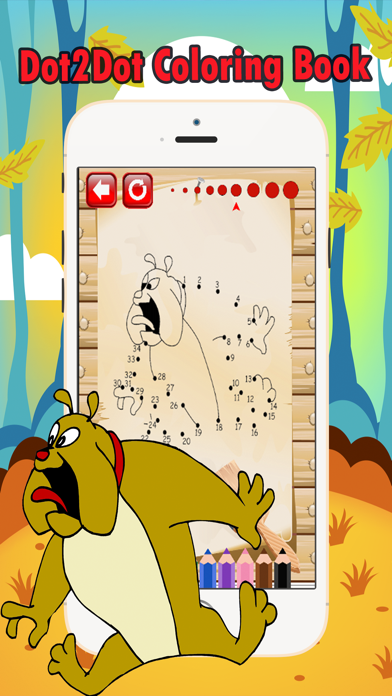Animal Dot to Dot Coloring Book: coloring pages dot games free for kids and toddlers app screenshot 2