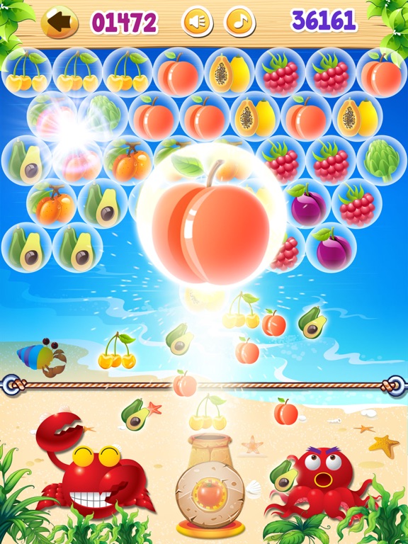 Screenshot #6 pour Fruit Bubble Shoot HD
