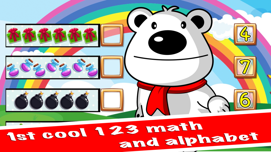 1st cool 123 math and alphabet - kindergarten kids educational games - 1.0 - (iOS)