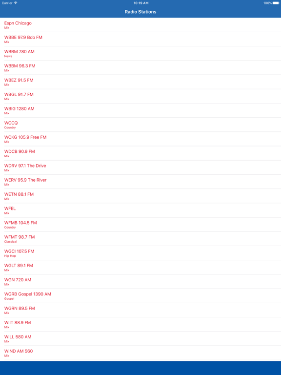 Screenshot #4 pour Radio Channel Illinois FM Online Streaming