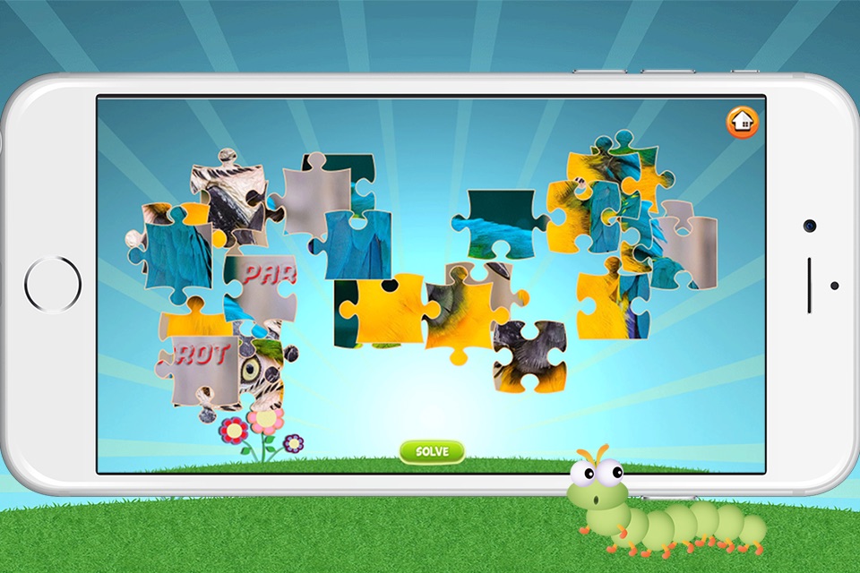 Cute Bird & Animal Jigsaw Puzzle - Educational Fun Games For Kids And Toddlers screenshot 3