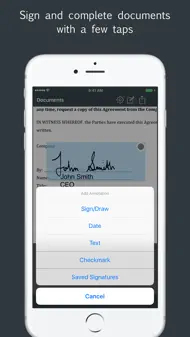 Sign by JotNot - fill and sign PDF form or sign PDF document iphone bilder 2