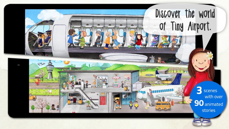 Tiny Airport - Interactive Activity App for Kids screenshot-0