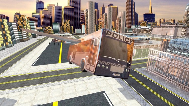 Flying Bus Transport Prisoner - Transfer Criminals into Jail in Transporter Bus Simulator