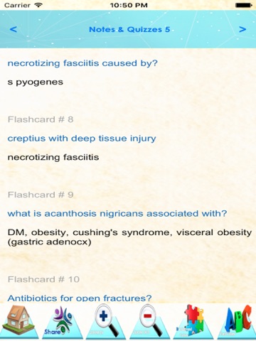 Screenshot #5 pour Physician Assistant Certification & Exam Review - Medical Notes & Quizzes