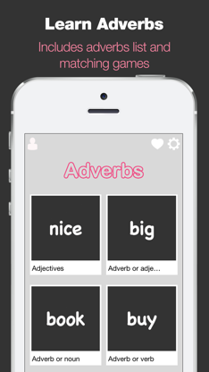 Adverbs - Great Games and Exercises for Learning English Vocabulary by Example screenshot 1