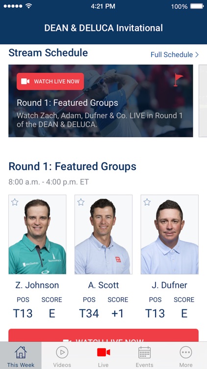 PGA TOUR LIVE