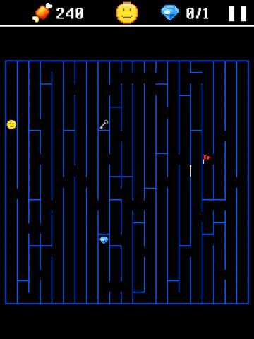 Emoji Maze fun labyrinth game for teens and adults iPad screenshot