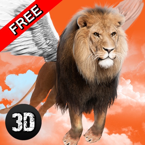 Wild Flying Lion Simulator 3D icon