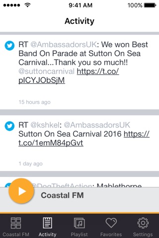 Coastal FM screenshot 2