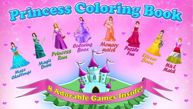 94 Princess Coloring Book App HD
