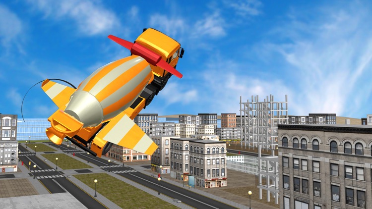 Flying Construction Truck Flying Simulator