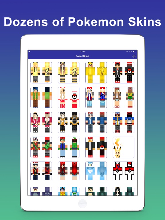 Screenshot #4 pour Poke Skins for Minecraft - pokemon Go edition Free