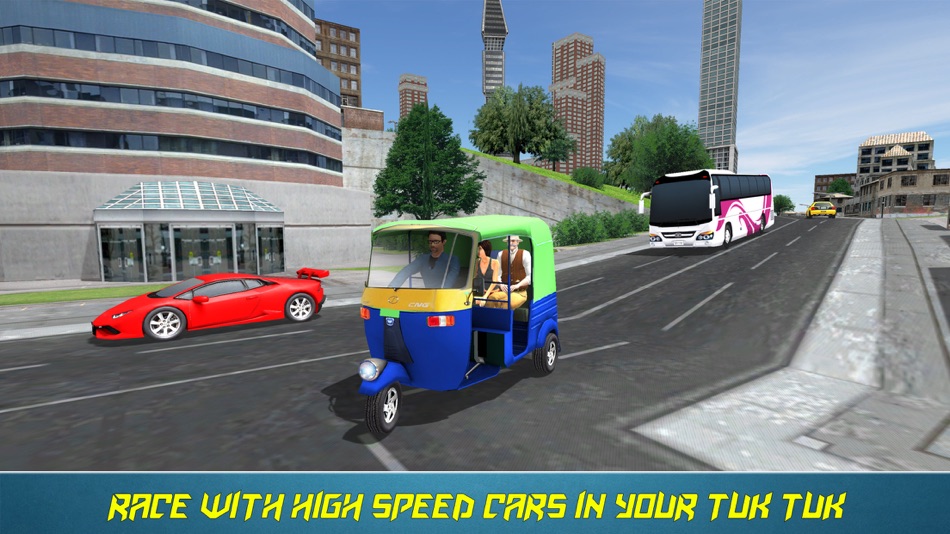 #3. Tuk Tuk Auto Rickshaw Driving (iOS) 由: Amjad Islam