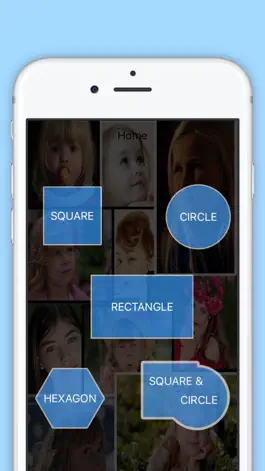 Game screenshot Photo Magic - Photo Frame, random structured photos,Square, Circle, Rectangle Photos & dynamic wallpaper apk