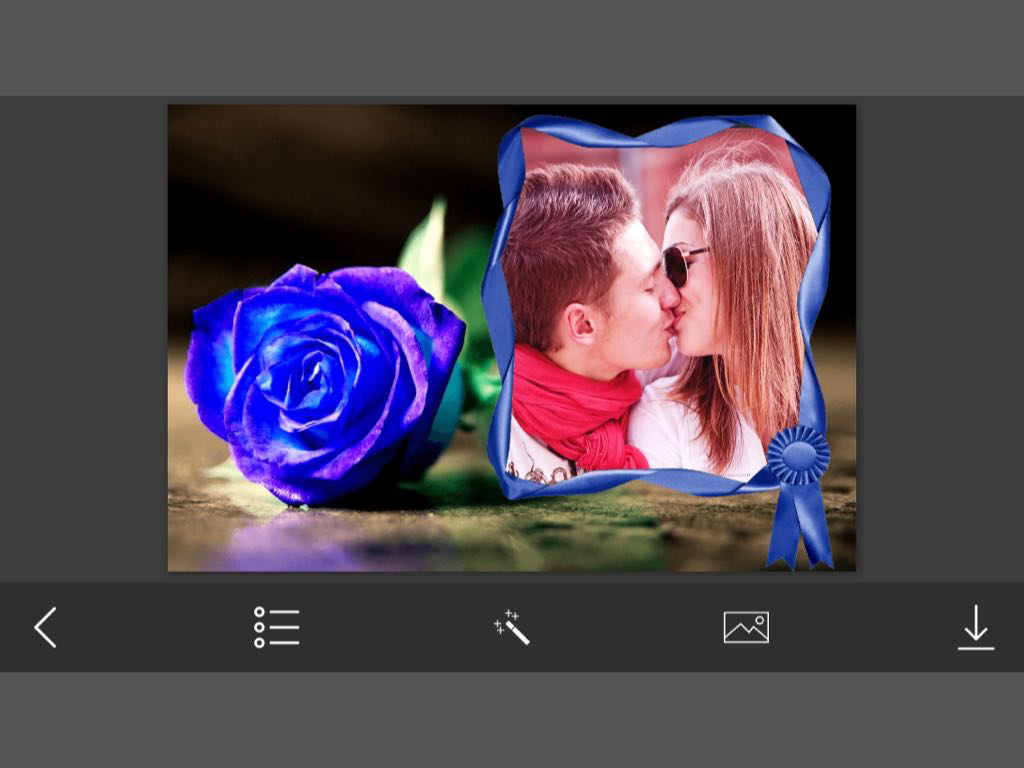 Rose Flower Photo Frame - Amazing Picture Frames & Photo Editor