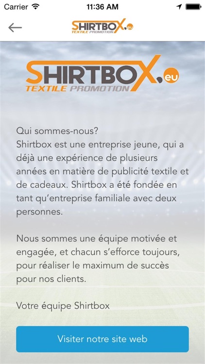 Shirtbox Football APP 2016 FR