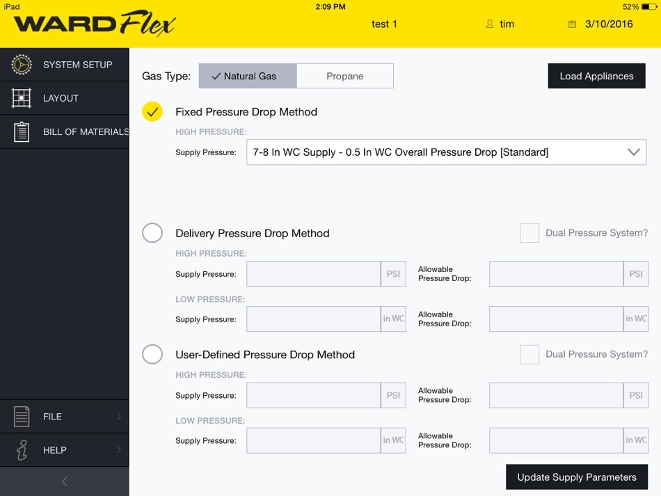 #2. WARDFLex Sizing System (iOS) Podle: Ward Manufacturing LLC